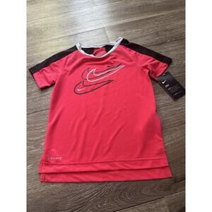 Nike Boys XS (4) Red Dri-FIT Shirt Washed but not worn